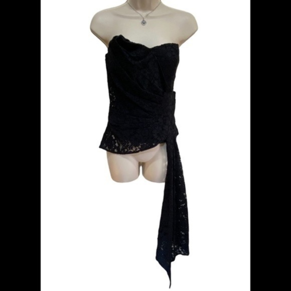 VERONICA BEARD Selima Lace Bustier Top - Picture 5 of 13